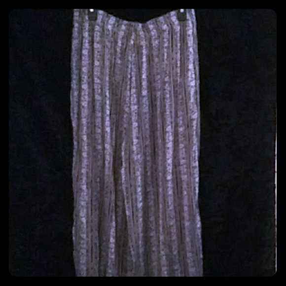 Free People Wide Leg SILK pants - Picture 1 of 2
